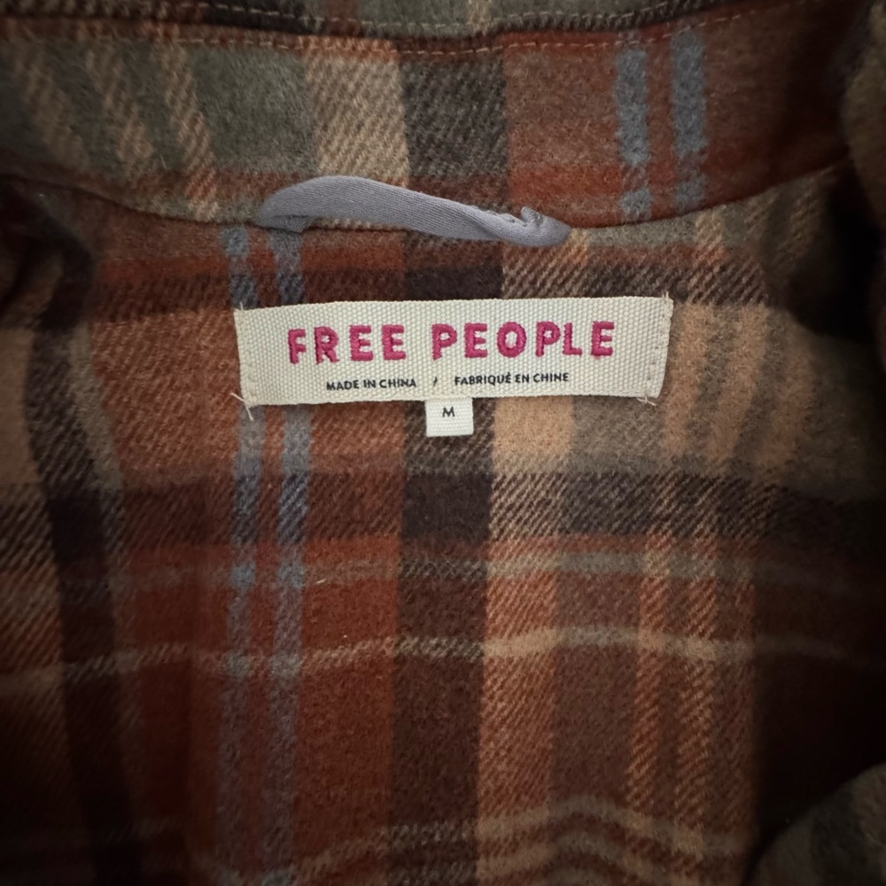 Free People Mari Plaid Double-Breasted Blazer - Picture 4 of 14
